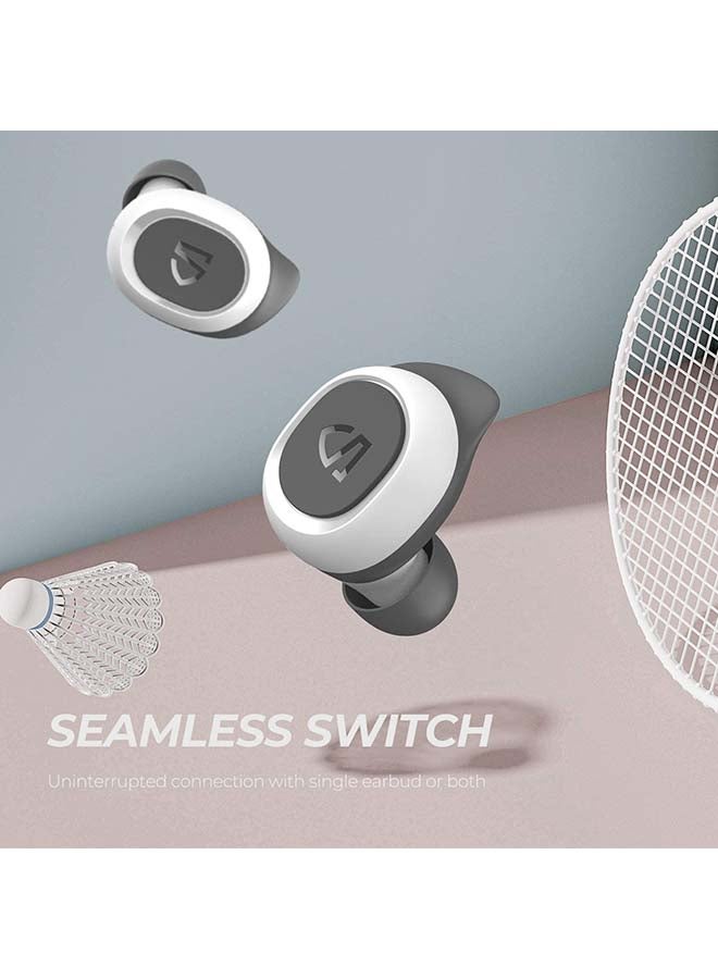 SoundPEATS - TrueFree 2 Wireless In-Ear Earbuds With Charging Case White - Image 1