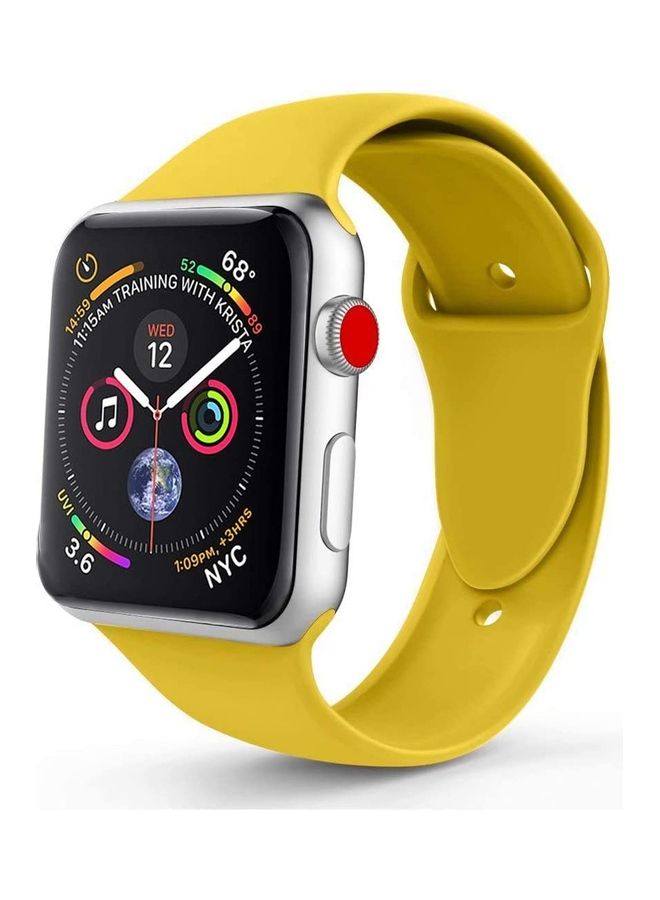 ICS Replacement Band For Apple Watch 42/44 mm Yellow