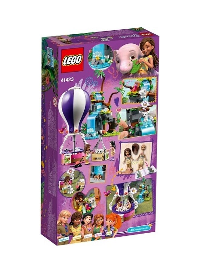 LEGO - 41423 Friends Tiger Hot Air Balloon Jungle Rescue Building Set 7+ Years - Image 1