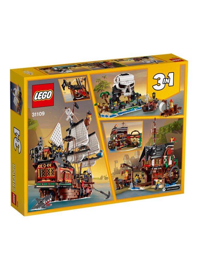 LEGO 31109 3-In-1 Creator Pirate Ship Building Set 9+ Years  - Image 2