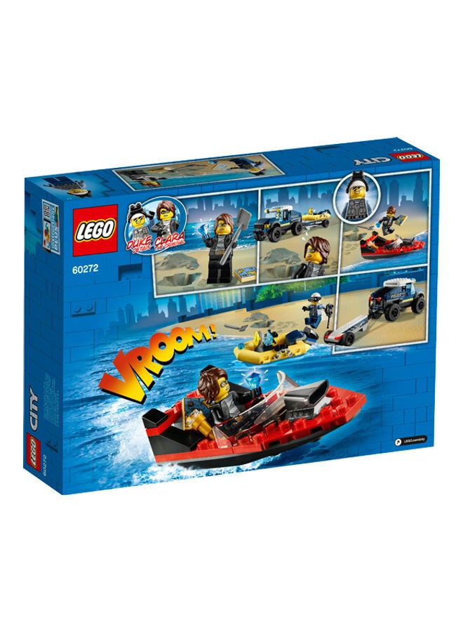 LEGO - 60272 City Police Boat Transport Building Set 5+ Years - Image 1