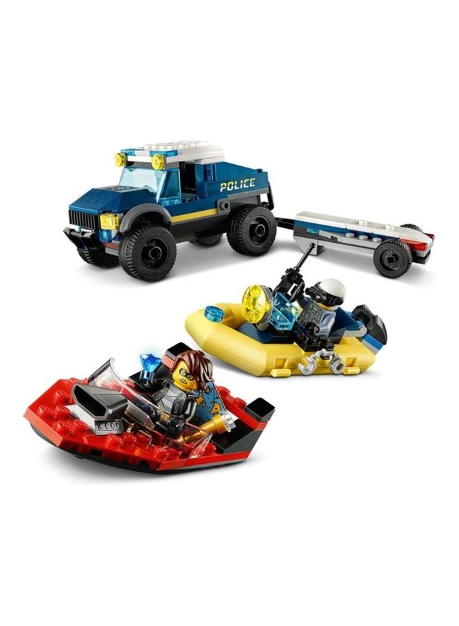 LEGO - 60272 City Police Boat Transport Building Set 5+ Years - Image 1