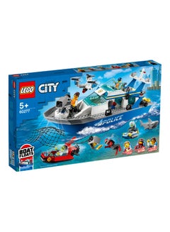 60277 City Police Patrol Boat Building Set 276 5+ Years - v1621159926/N47442887A_1