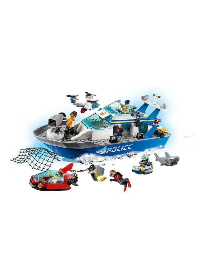 LEGO 60277 City Police Patrol Boat Building Set 276 5+ Years - Image 3