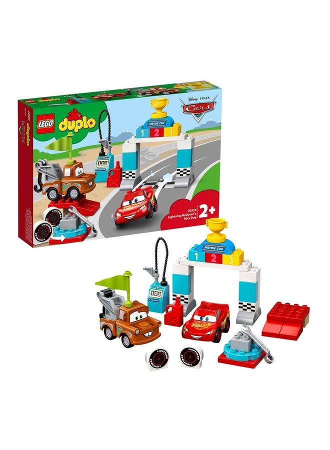 LEGO - 10924 Duplo Lightning Mcqueen's Race Day Building Set 2_years - Image 1