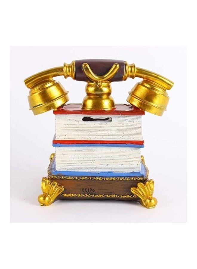 We Happy Retro Style Telephone Coin Box 17x14.5x16cm - Image 3