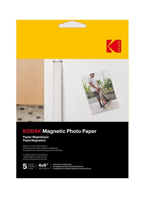 5 Sheets Magnetic Photo Paper a6