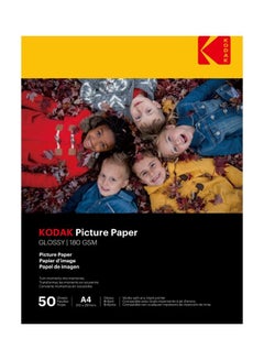 Kodak 50 Sheets Glossy  Picture Paper A4  - Image 1