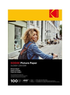 Kodak 100 Sheets  Glossy  Picture Paper a6 