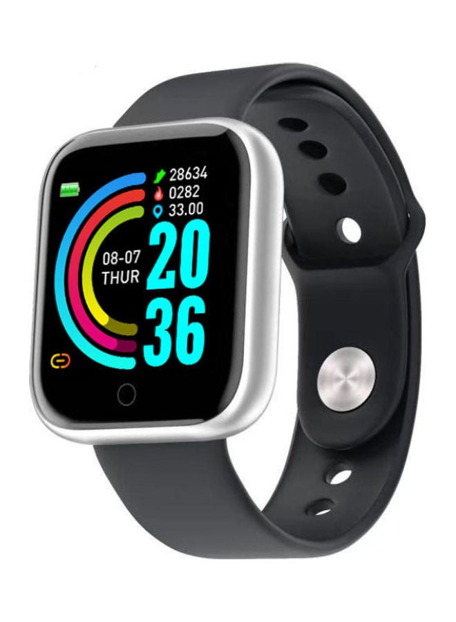 Y68 Waterproof Smart Watch Black - Image 1