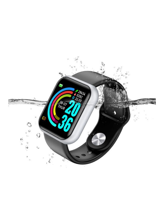 Y68 Waterproof Smart Watch Black - Image 2