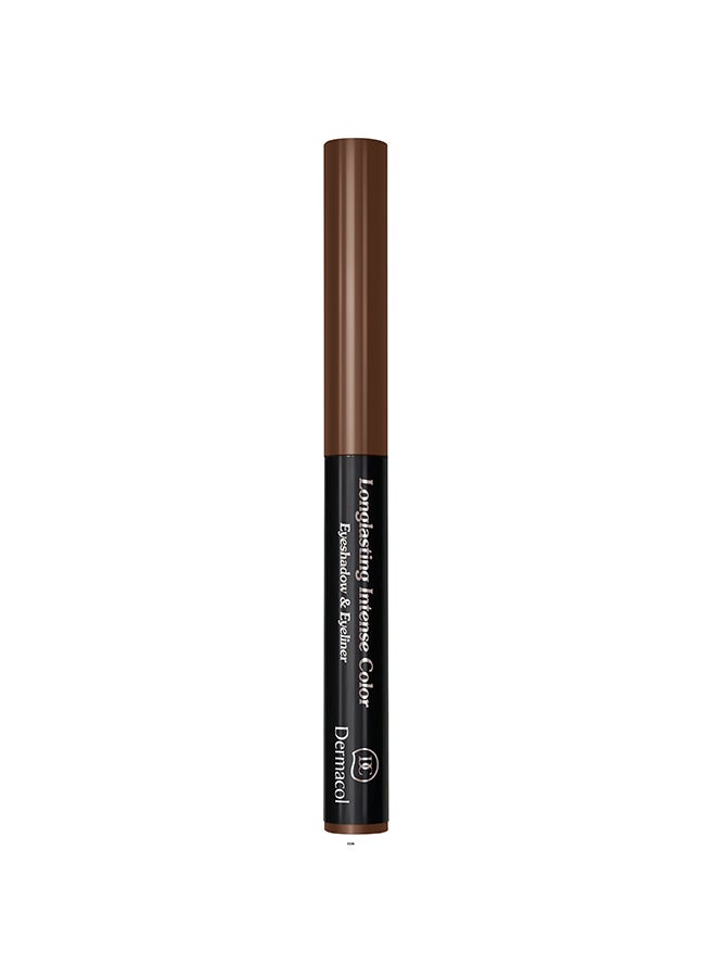 Dermacol Longlasting Intense Colour Eyeshadow No.7 Dark Brown - Image 2