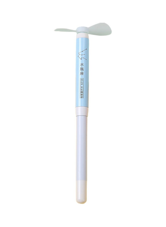 Generic Ballpoint Pen with Handheld Mini Fan Blue 