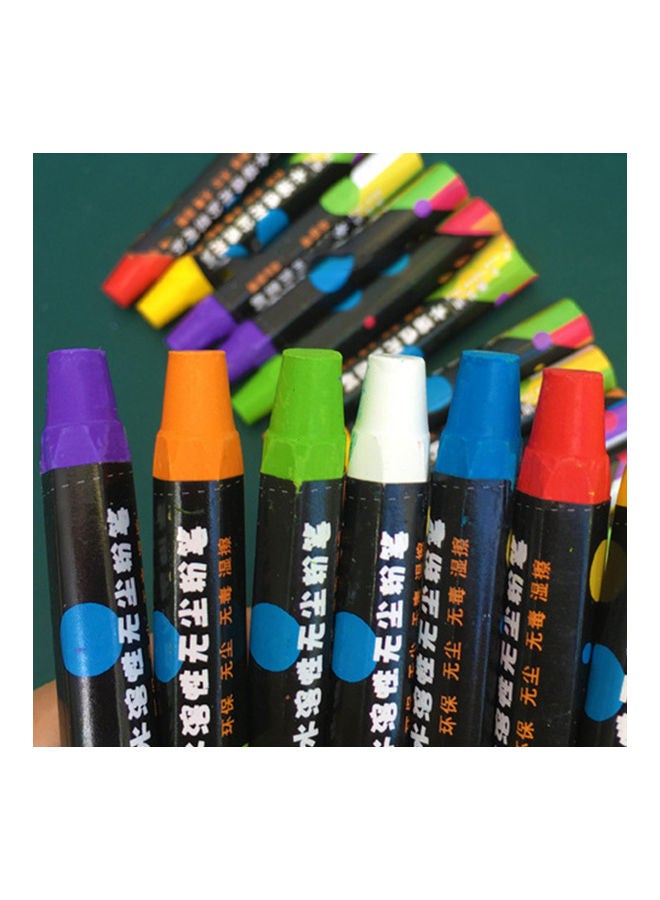 Generic 20-Piece Water-soluble Dustless Chalk Set Multicolour  - Image 5