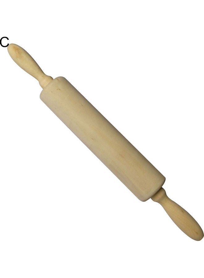 Elk Wooden Rolling Pin Beige  - Image 1