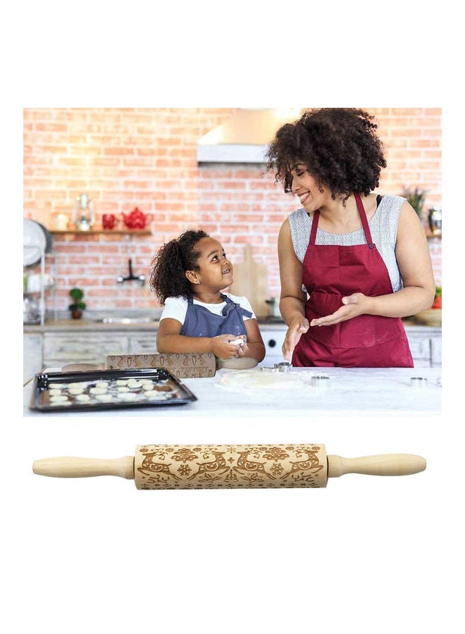 Elk Wooden Rolling Pin Beige  - Image 2