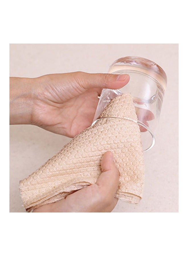 50-Piece Disposable Kitchen Cleaning Paper Towel Roll Beige  - Image 5