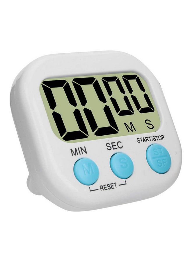 LCD Display Home Kitchen Timer White  - Image 2