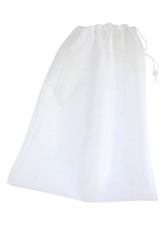 Home Large Reusable Drawstring Brew Filter Bag White