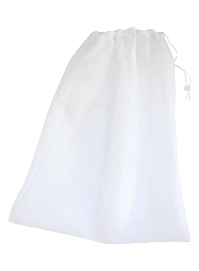 Generic - Home Large Reusable Drawstring Brew Filter Bag White - Image 1