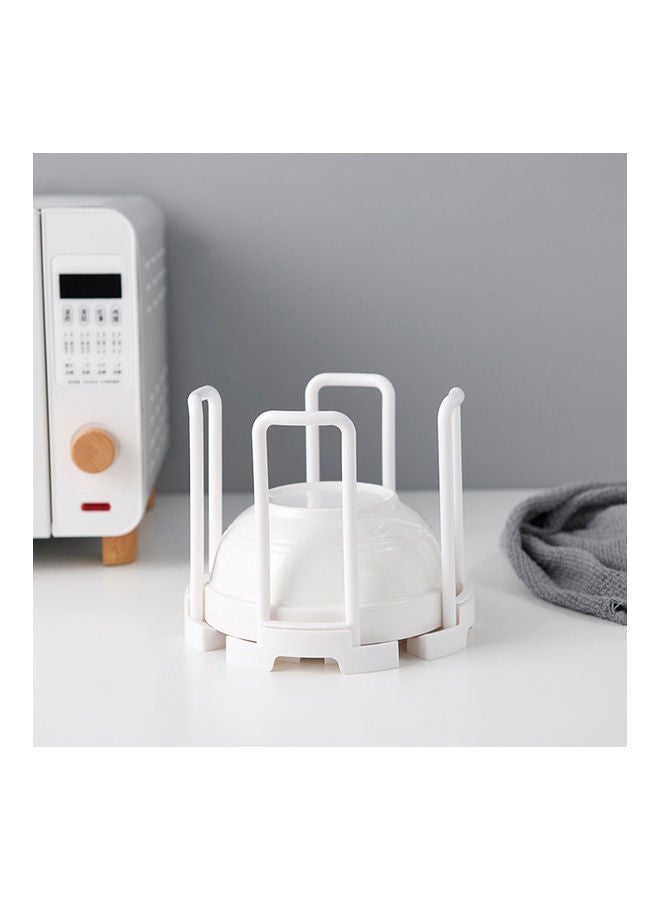 Retractable Bowl Holder White  - Image 2