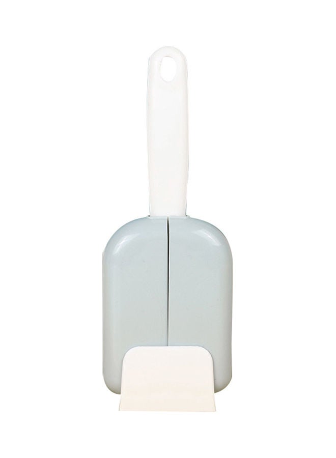 Standing Rice Spoon with Dustproof Cover Box Grey/White 