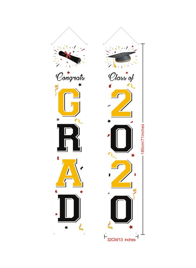 2-Piece Hanging Flag Banner Set - Image 1