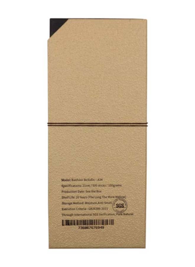 Bakhoor BoSidin - 500-Piece Cambodian Oud Incense Sticks Brown 100grams - Image 1
