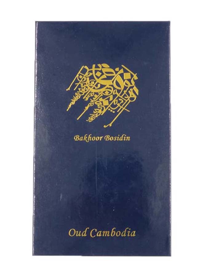 Bakhoor BoSidin 20 Piece - Cambodian Oud Incense Sticks with Wooden Burner Blue 155grams  - Image 5
