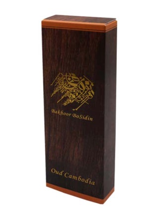 20 Piece - Cambodian Oud Incense Sticks with Wooden Bakhoor Burner Brown 92grams - view 3