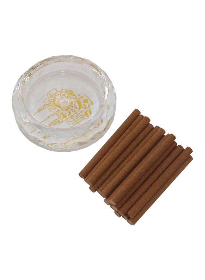 Bakhoor BoSidin 16 Piece - Oud Bakhoor Incense Sticks With Holder Blue 237grams  - Image 4