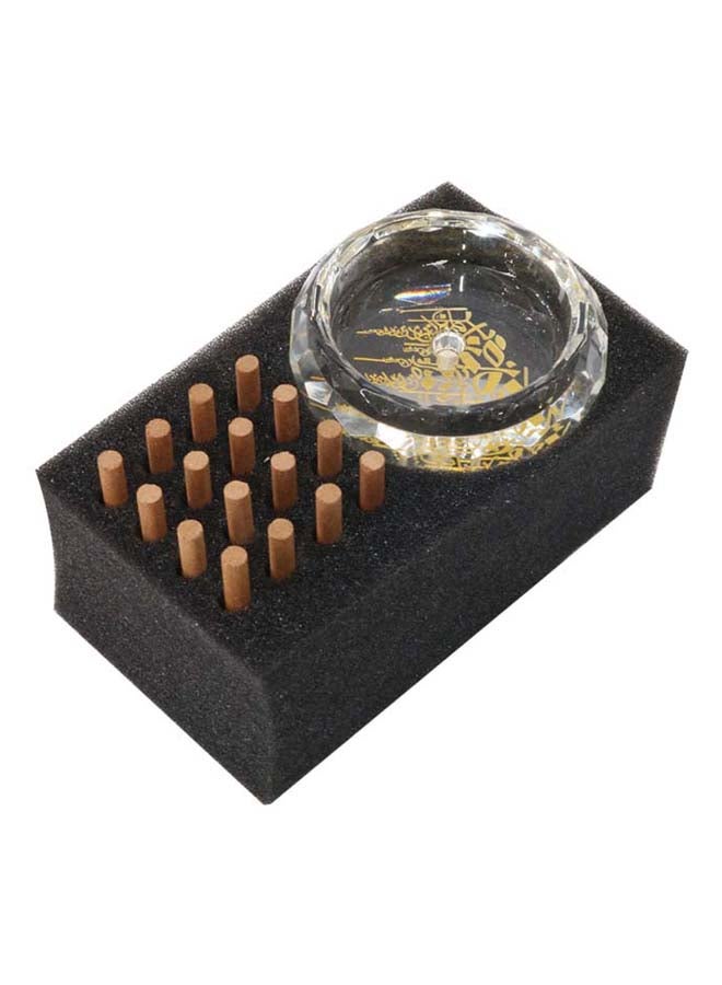 Bakhoor BoSidin 16 Piece - Oud Bakhoor Incense Sticks With Holder Blue 237grams  - Image 5