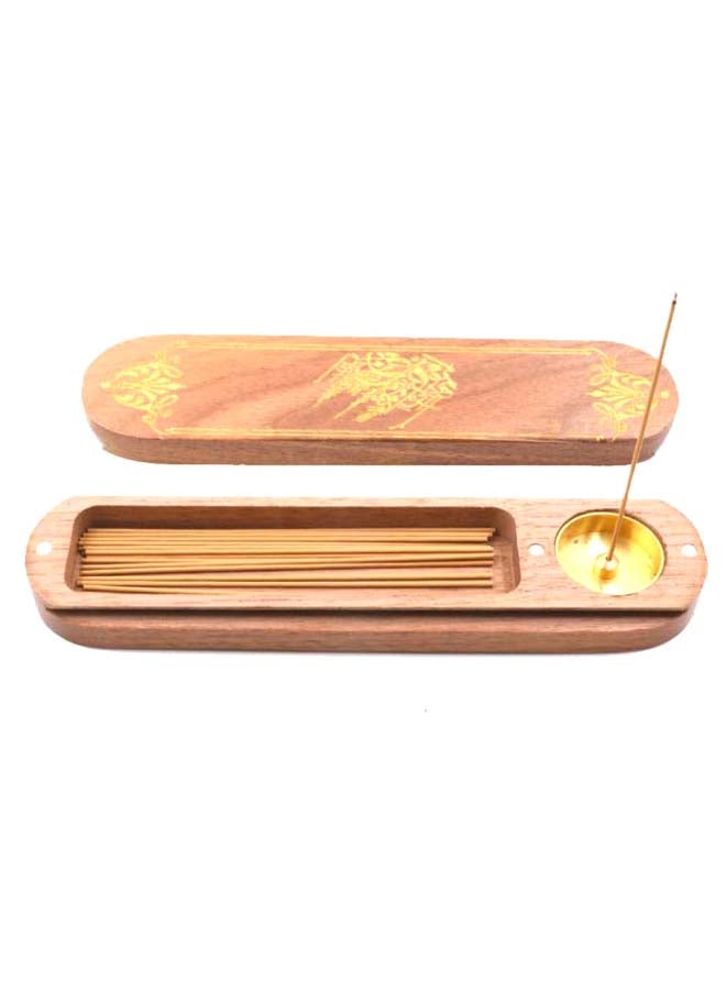 Bakhoor BoSidin 20 Piece - Cambodian Oud Incense Stick With Burner Brown 90grams  - Image 1