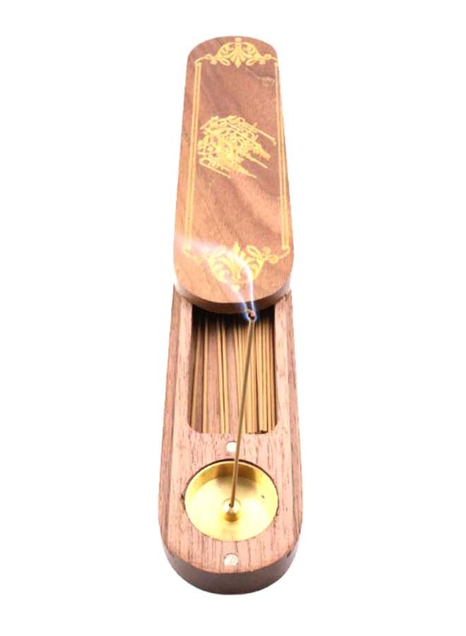 Bakhoor BoSidin 20 Piece - Cambodian Oud Incense Stick With Burner Brown 90grams  - Image 2