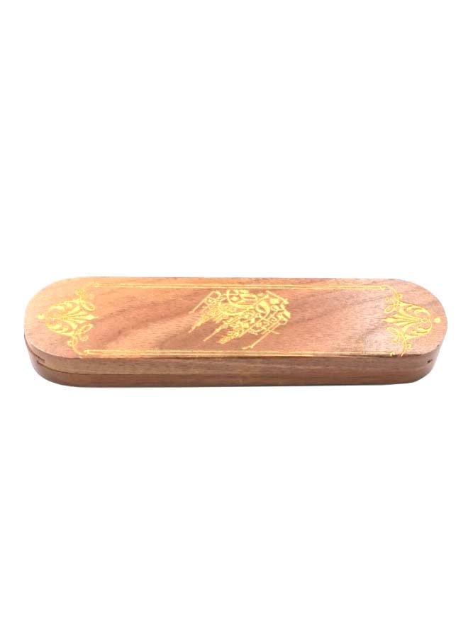 Bakhoor BoSidin 20 Piece - Cambodian Oud Incense Stick With Burner Brown 90grams  - Image 3