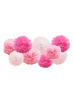 9-Piece Party Paper Flowers