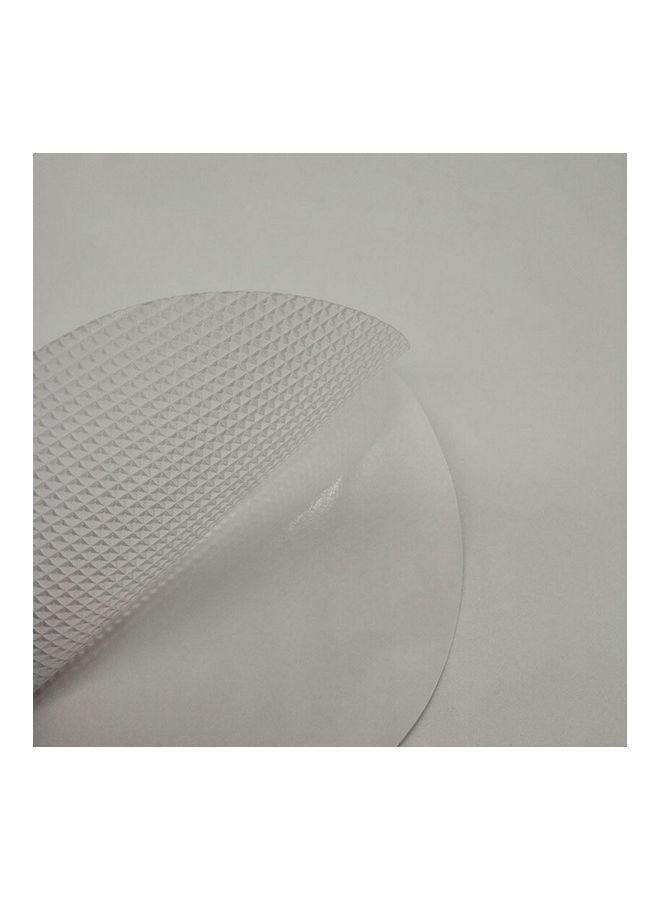 10-Piece Non-Slip Bathtub Stickers White  - Image 2