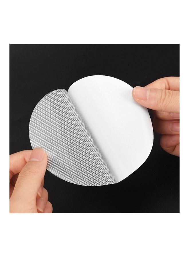 10-Piece Non-Slip Bathtub Stickers White  - Image 4