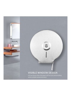 Generic Paper Towel Dispenser Wall Mounted Silver  - Image 2