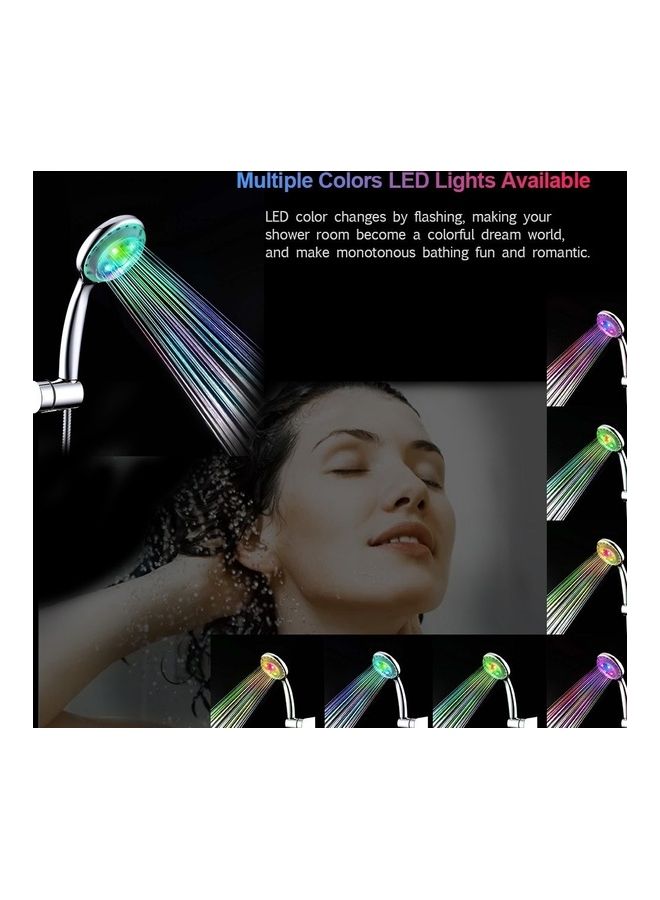 LED Shower Head Multicolour 24x9cm - Image 3