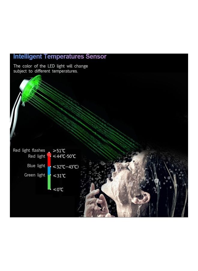 دش يدوي بإضاءة LED . متعدد الألوان - Image 4