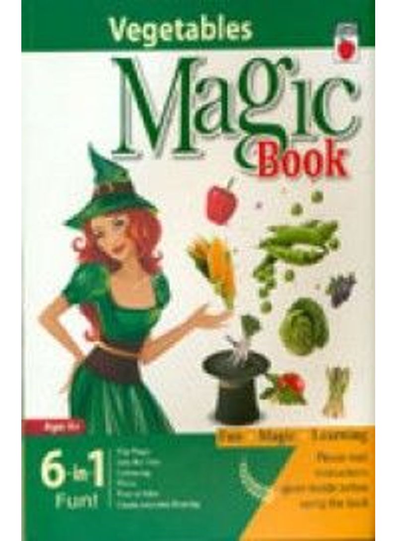 Magic Book - Vegetables paperback english 