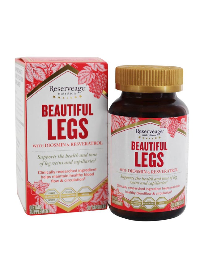 مكمل غذائي بيوتيفول ليجز متعدد الألوان 30 Capsules
