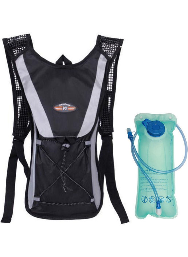 Hydration Backpack With Water Bladder Black/Grey/Green