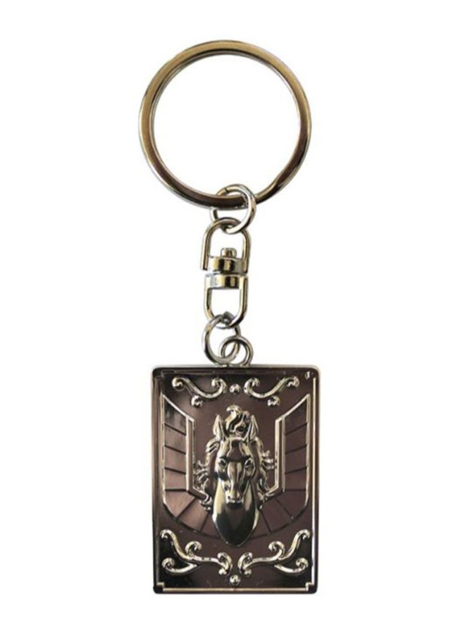 ABYstyle Saint Seiya Pegasus Emblem X4 Keychain Brown 