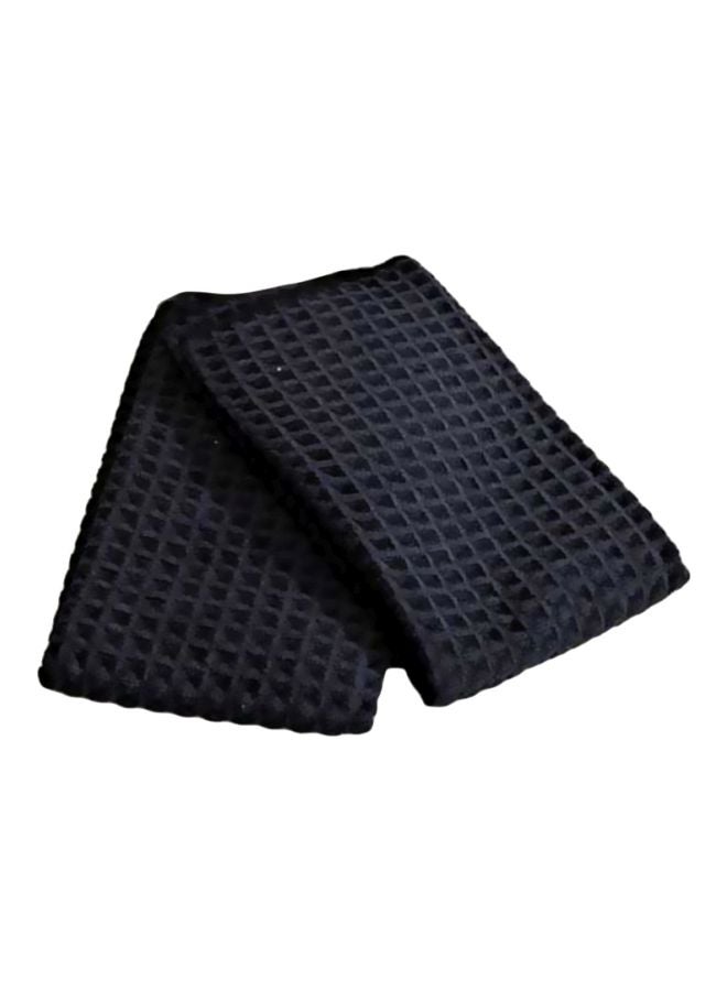 harman kardon 2-Piece Kitchen Towel Black 40x48cm - Image 1