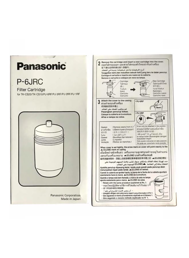 باناسونيك خرطوشة فلتر ماء طراز P-6JRC أزرق/ أبيض 11x20x10.5سم  - Image 5