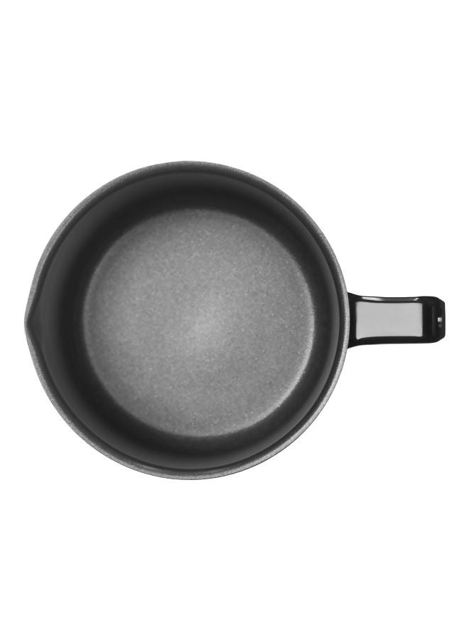 WMF Milk Pot With Handle Silver/Black 14cm - Image 2