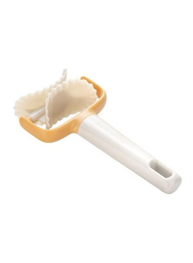 tescoma Rolling Crimper Square Cutter Yellow/White 3.5x21cm - Image 3