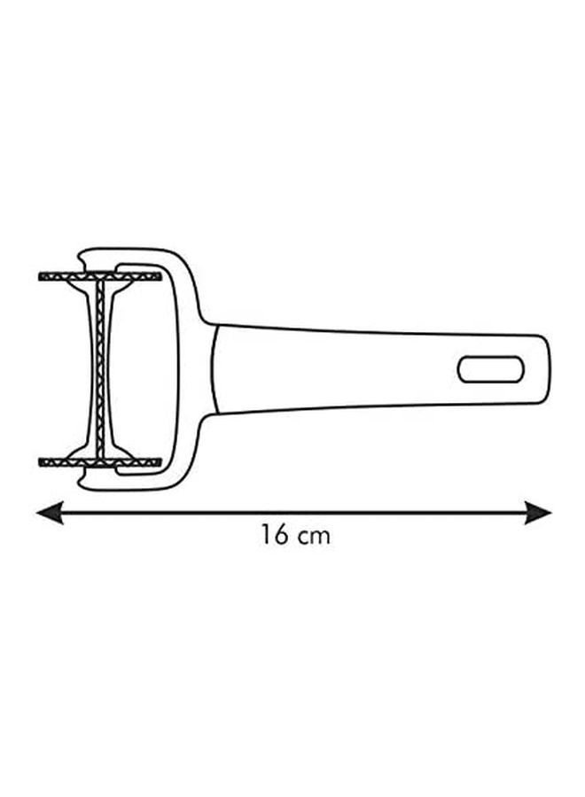 tescoma Rolling Crimper Square Cutter Yellow/White 3.5x21cm - Image 4